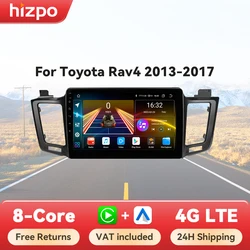 Radio Android 2 DIN Hizpo para Toyota RAV4 2013-2017 con CarPlay y GPS