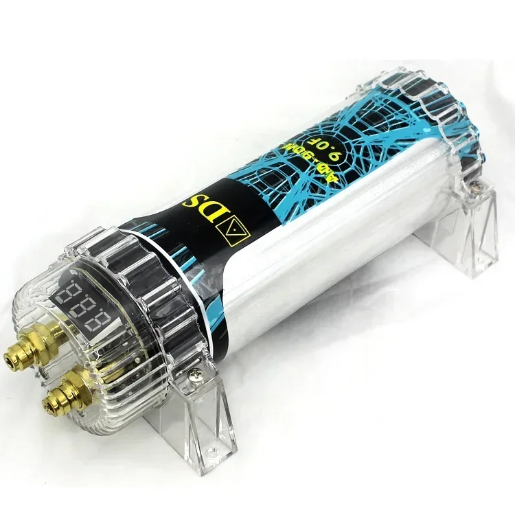 Condensador estanque DS 9.0F Farad audio coche con luz