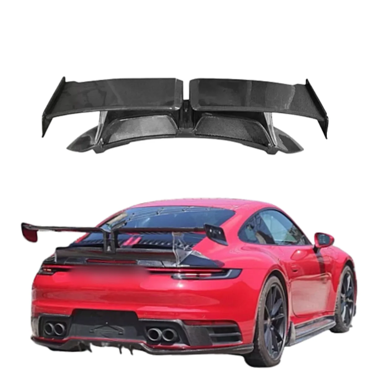 Alerón trasero fibra carbono para Porsche 911 (992) - imagen 5