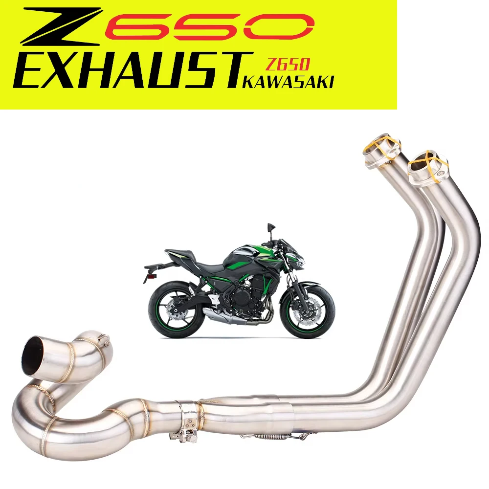 Tubo de enlace de escape para Kawasaki Ninja 650 y Z650