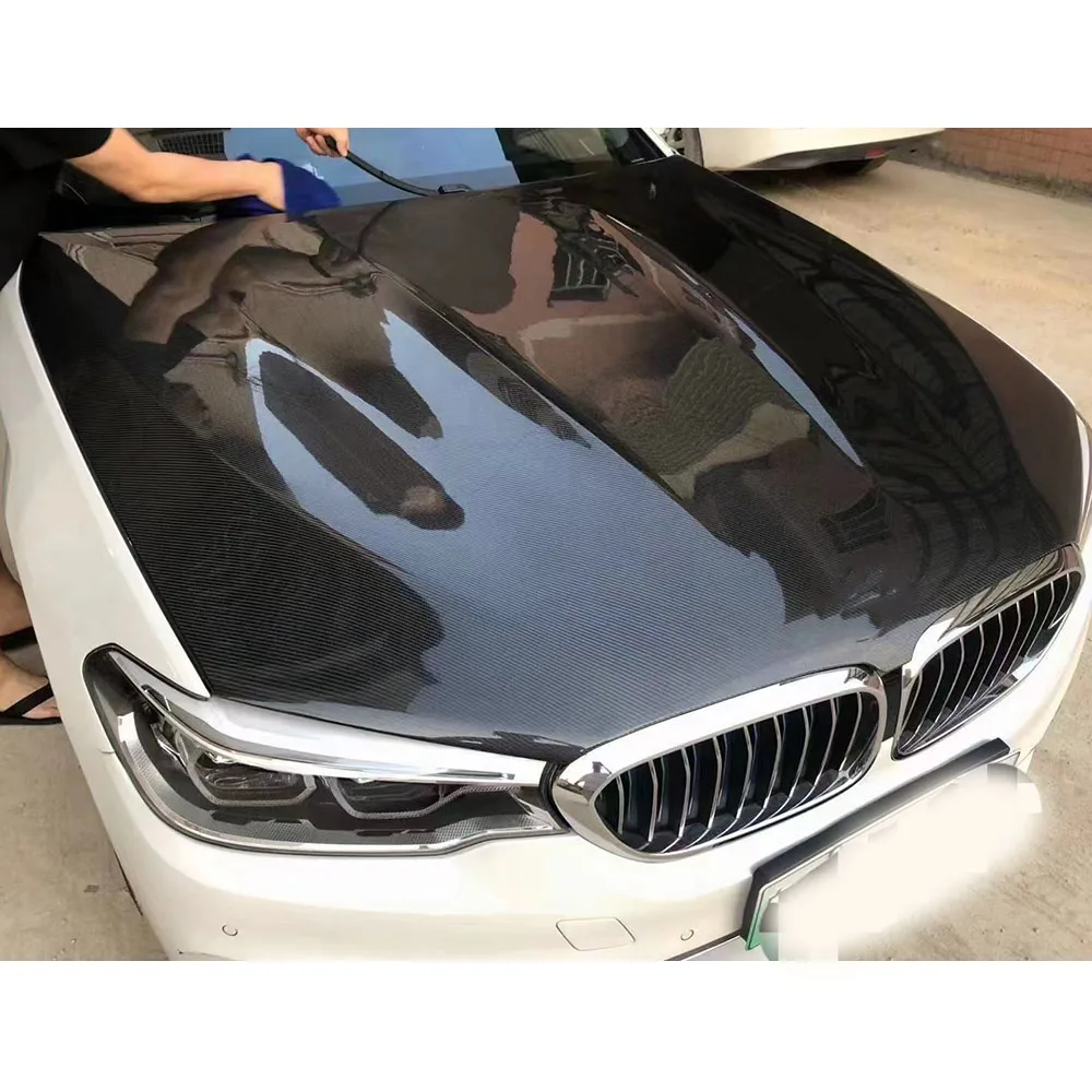 Capó de fibra de carbono BMW G30 540i 2018-2020 - imagen 2