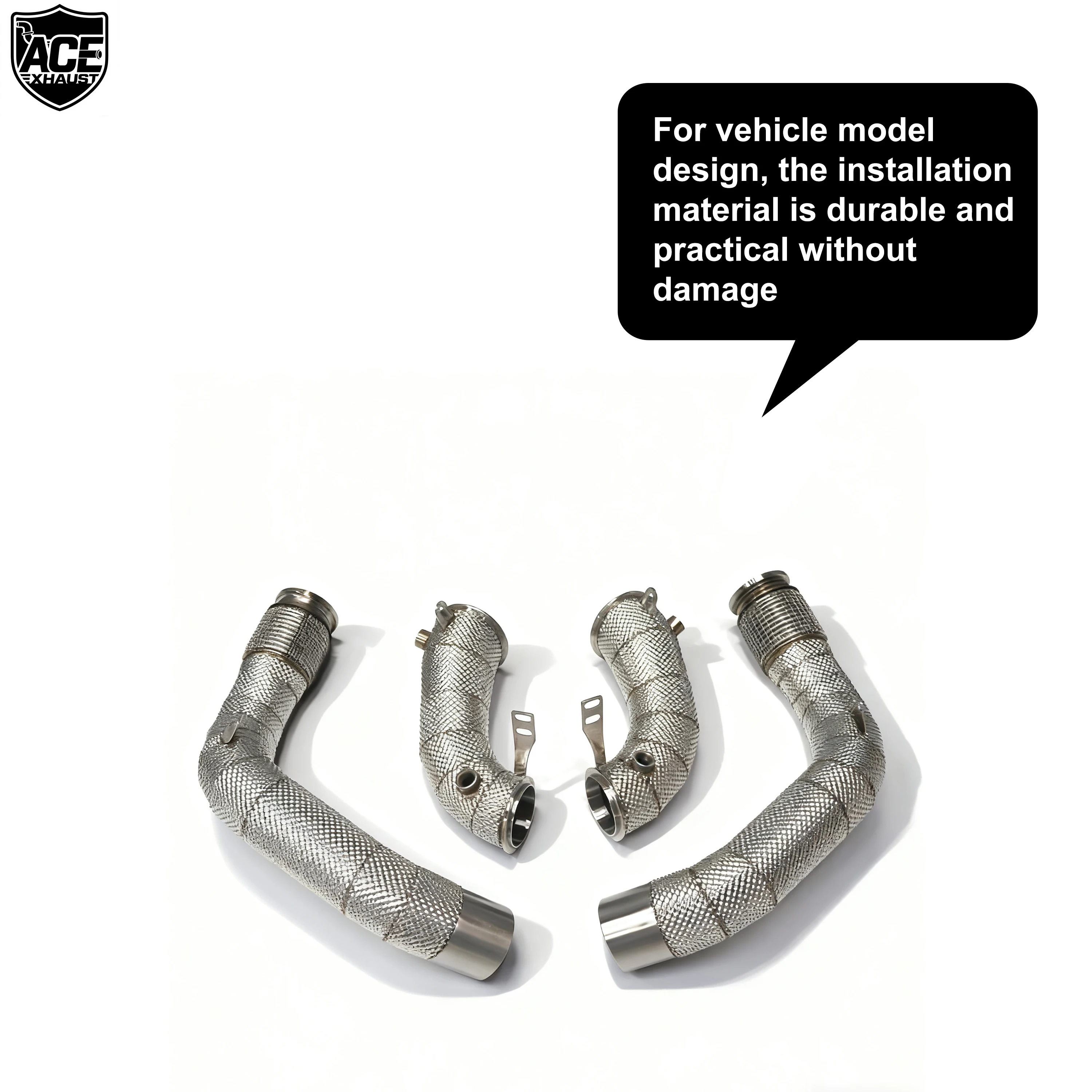 Cabezal de escape ACE alto rendimiento para BMW F90 M5 4.4T - imagen 3