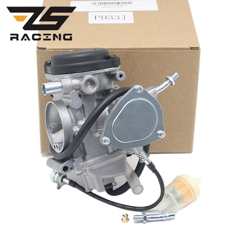 Carburador ZS Racing PD33J 33 mm para Yamaha Kodiak 450 y Kawasaki KFX400