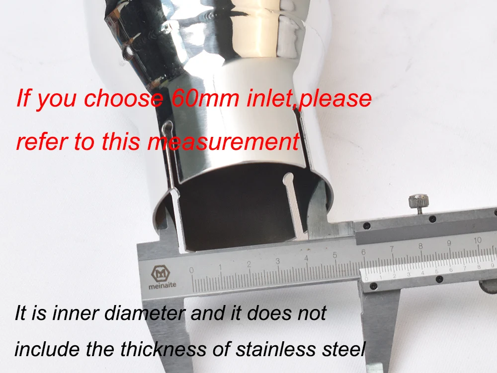 Tubo de escape universal 304 SUS