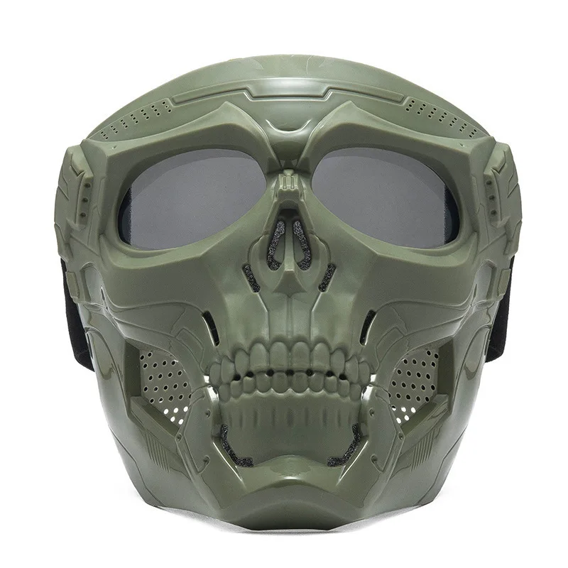 Máscara de motocross con gafas y diseño de calavera - imagen 3