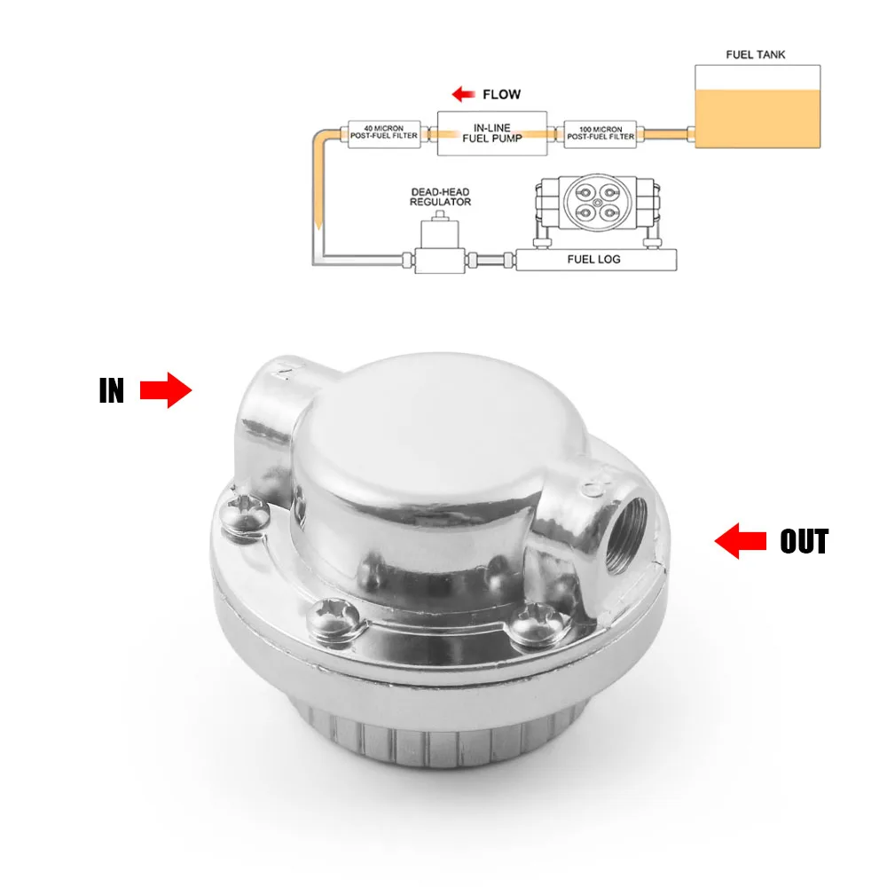 Bomba de combustible universal manual 5/16-3/8 carb.otor - imagen 5