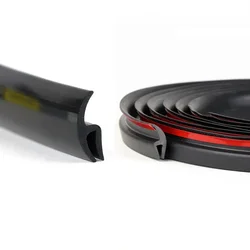 Burlete de goma universal para ventanas de coche – perfil sellado tipo U
