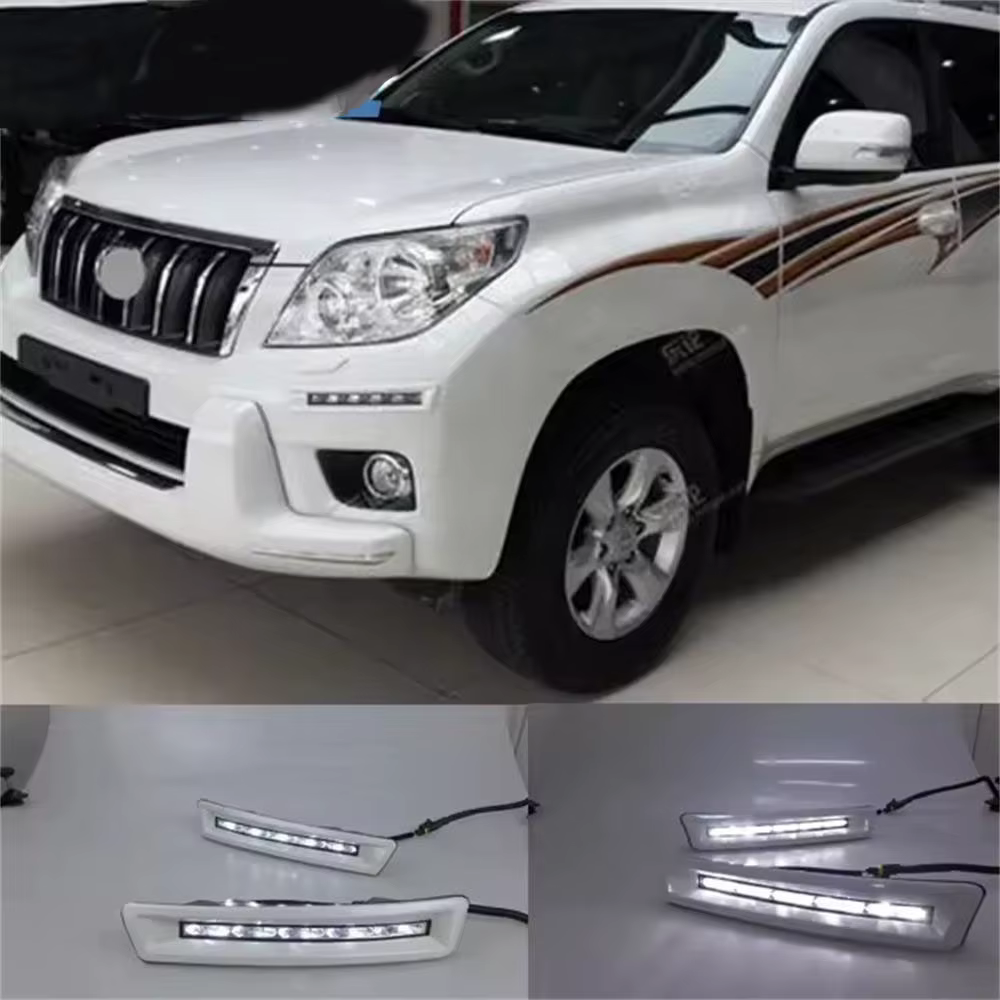 Luz diurna LED DRL para Toyota Land Cruiser Prado FJ150 - imagen 4