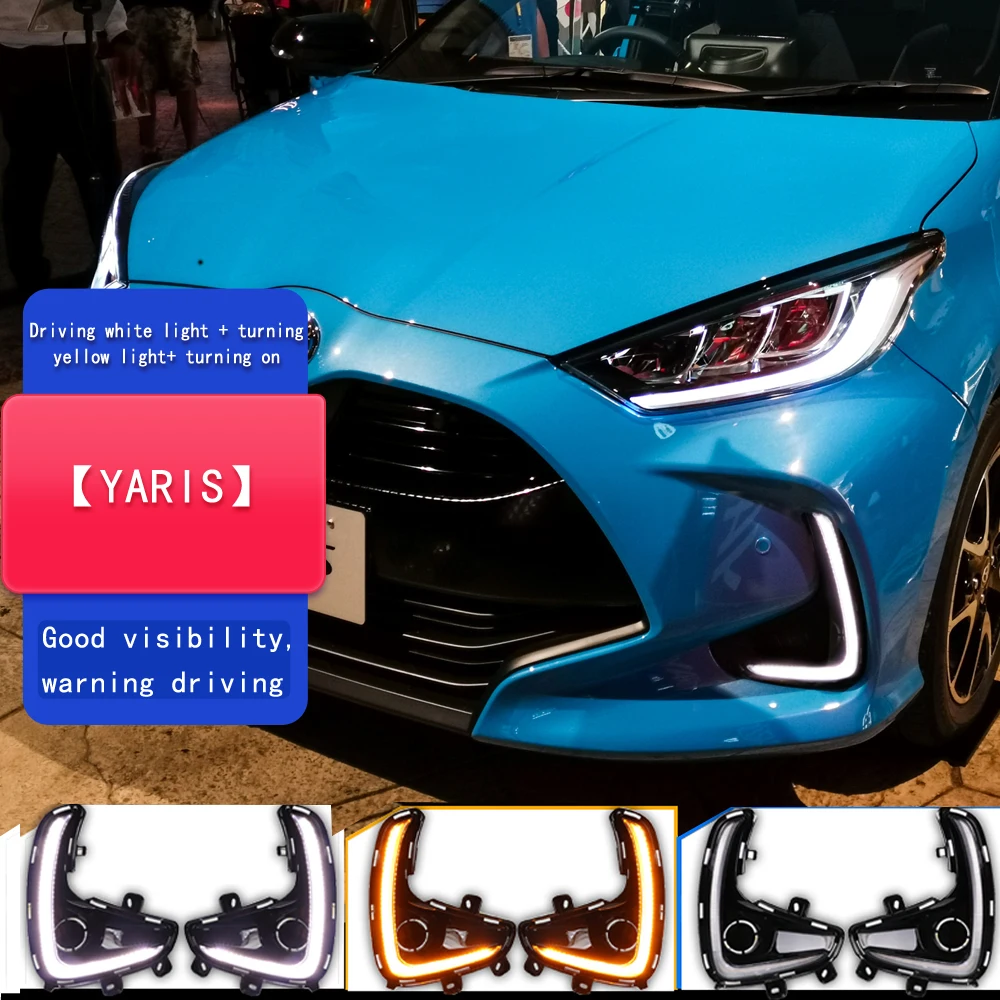 Luz diurna LED con intermitente dinámico – Toyota Yaris 2020-2022 - imagen 3