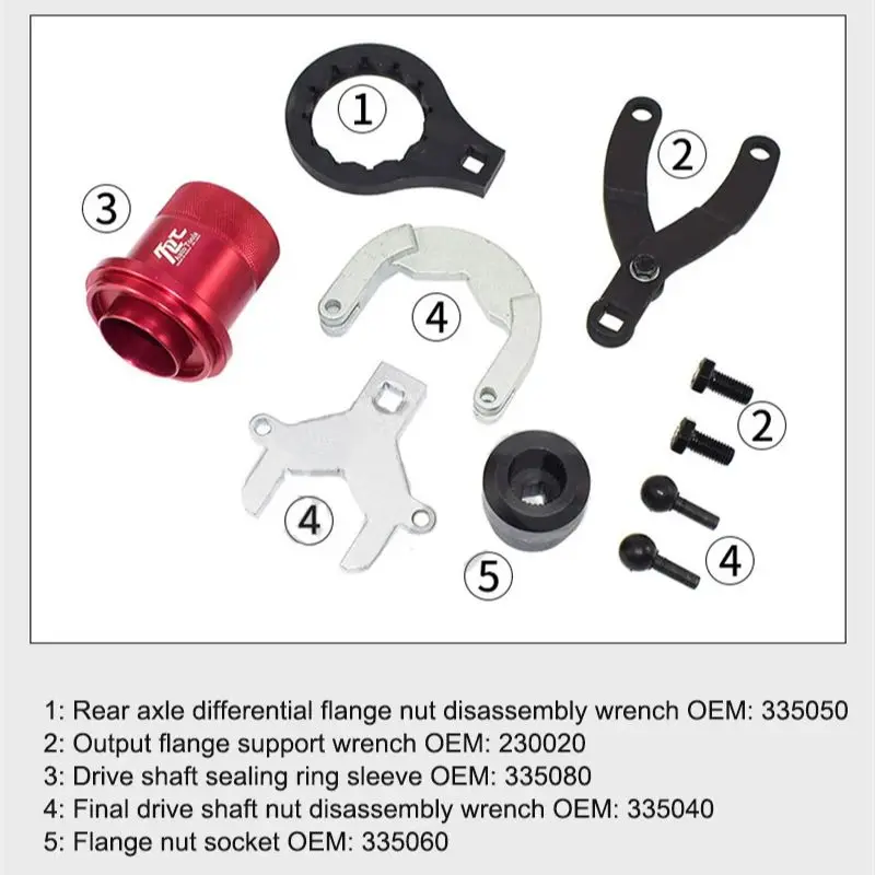 Kit de montaje del diferencial trasero BMW X3, X5, X6, M2, M3 y M5 - imagen 4