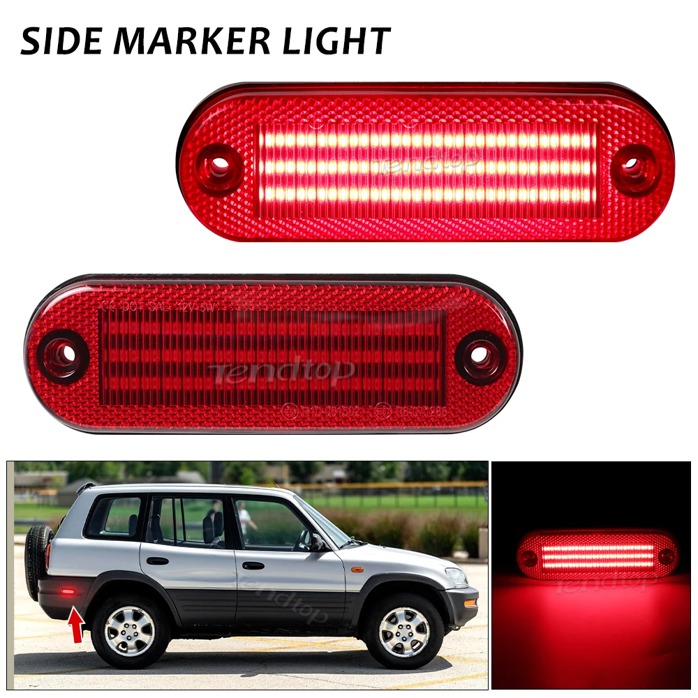 Reflector rojo Toyota RAV4 1996-2000 luz posición lateral esquina