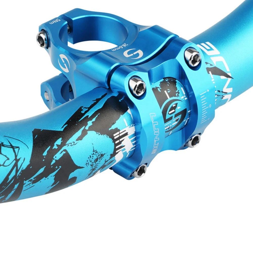 LUNJE potencia CNC 35mm manillar bicicleta MTB negro - imagen 4