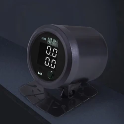 Manómetro de aire doble 52 mm ultrafino LED multicolor 16 bar
