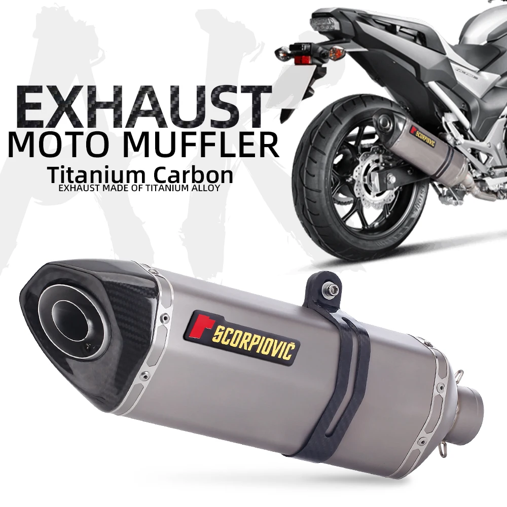Escape deportivo de titanio con DB killer para Z900 y MT-07