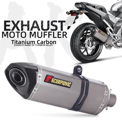 Escape deportivo de titanio con DB killer para Z900 y MT-07