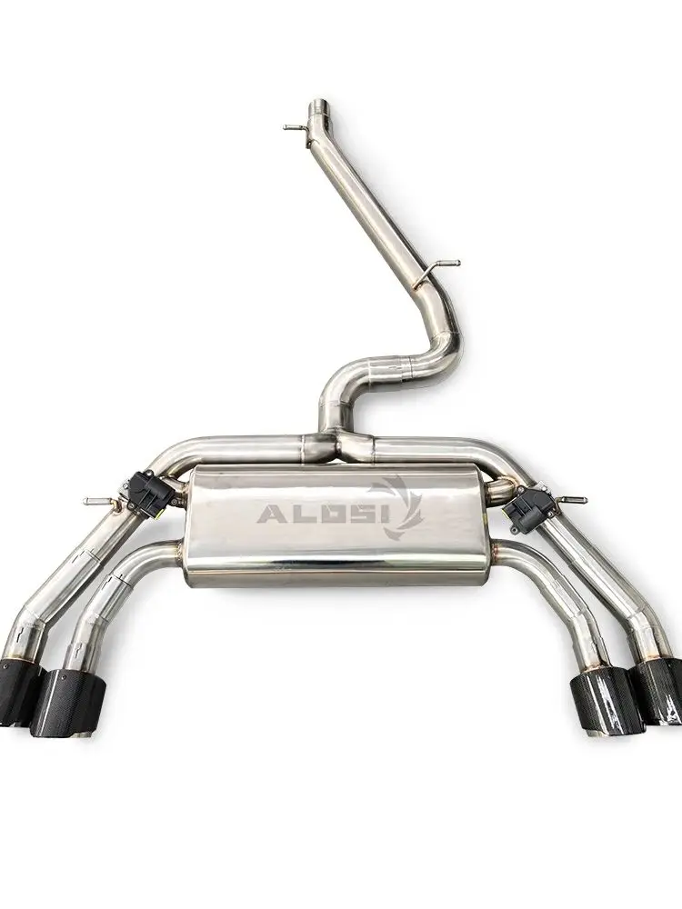 Escape cat-back acero inoxidable rendimiento Audi S3 2.0T 2017-2020 válvula - imagen 5