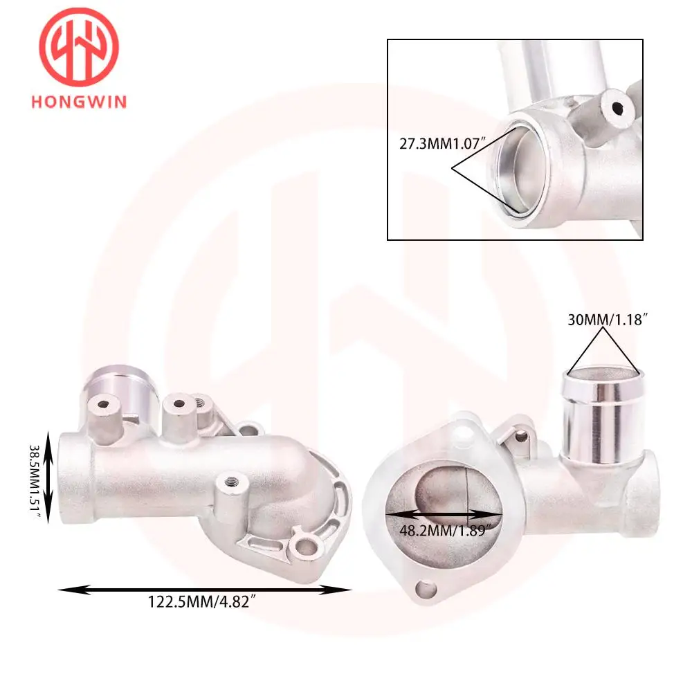 25613-2A050 HYUNDAI Carcasa de termostato - Getz Grand i10 1.1 - imagen 2