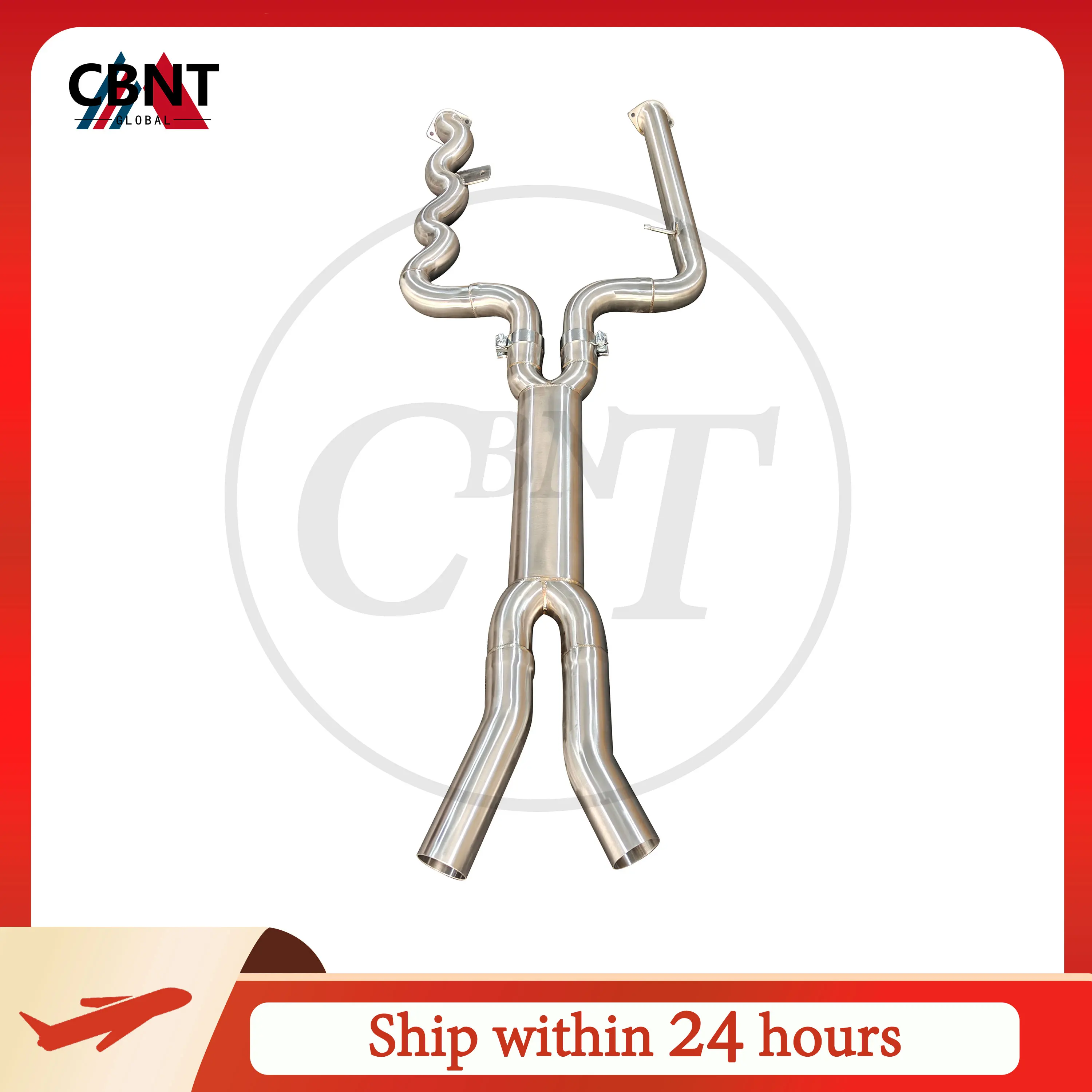 CBNT Tubo intermedio de alto flujo BMW M3/M4 G80/G82 S58