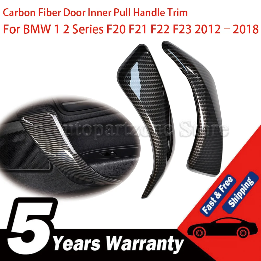 Panel puerta interior fibra carbono BMW Serie 1 y 2 F20-F23 2012-2018