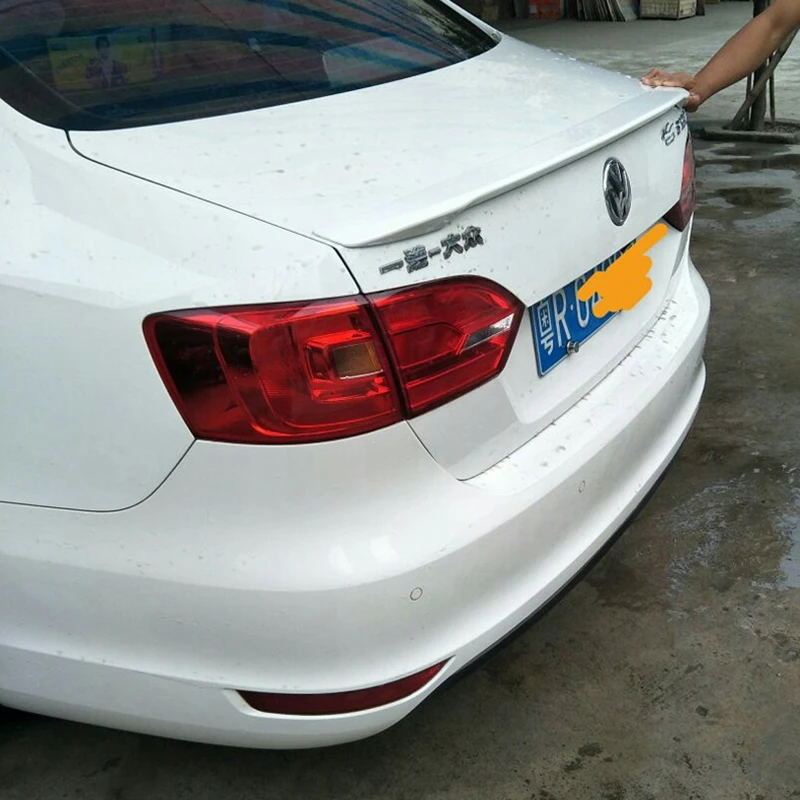 Para 2013 Jetta Material ABS alerón trasero de coche Primer Color VW Jetta alerón trasero para Volkswagen nuevo alerón Jetta mk6 2013-2015 - imagen 3