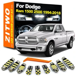 ZITWO Canbus bombilla LED para coche Kit de luz Interior para Dodge Ram 1500 2500 3500 1994- 2013 2014 2015 2016 2017 2018 Accesorios