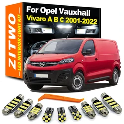 ZITWO Kit de iluminación interior LED Canbus – Opel Vivaro A/B/C