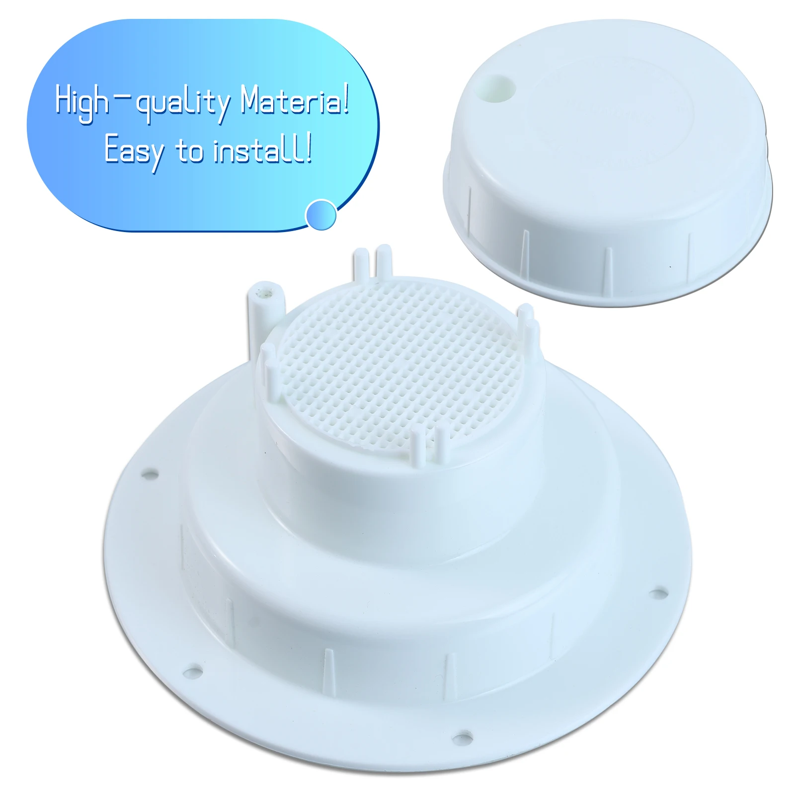 Tapa ventilación techo autocaravana, recambio plástico UV - imagen 2