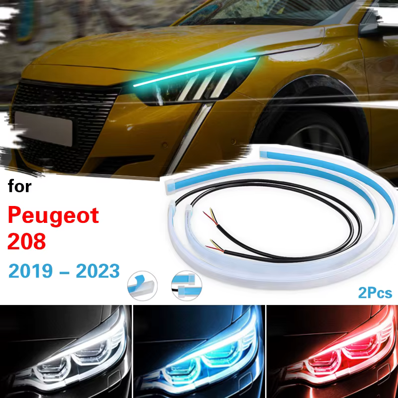 Kit luz LED DRL con intermitente – Peugeot 208 2019-2023 12V