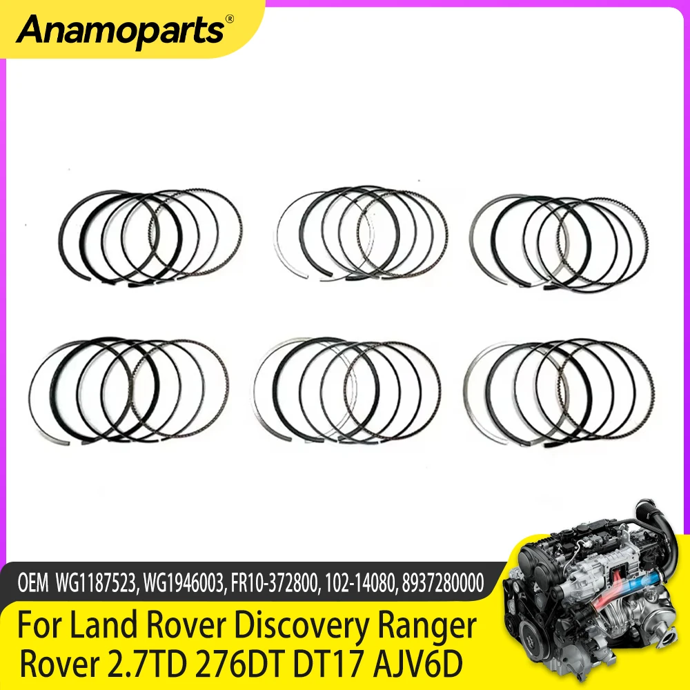 Juego de Anillos de Pistón para 2,7 L en Jaguar Land Rover