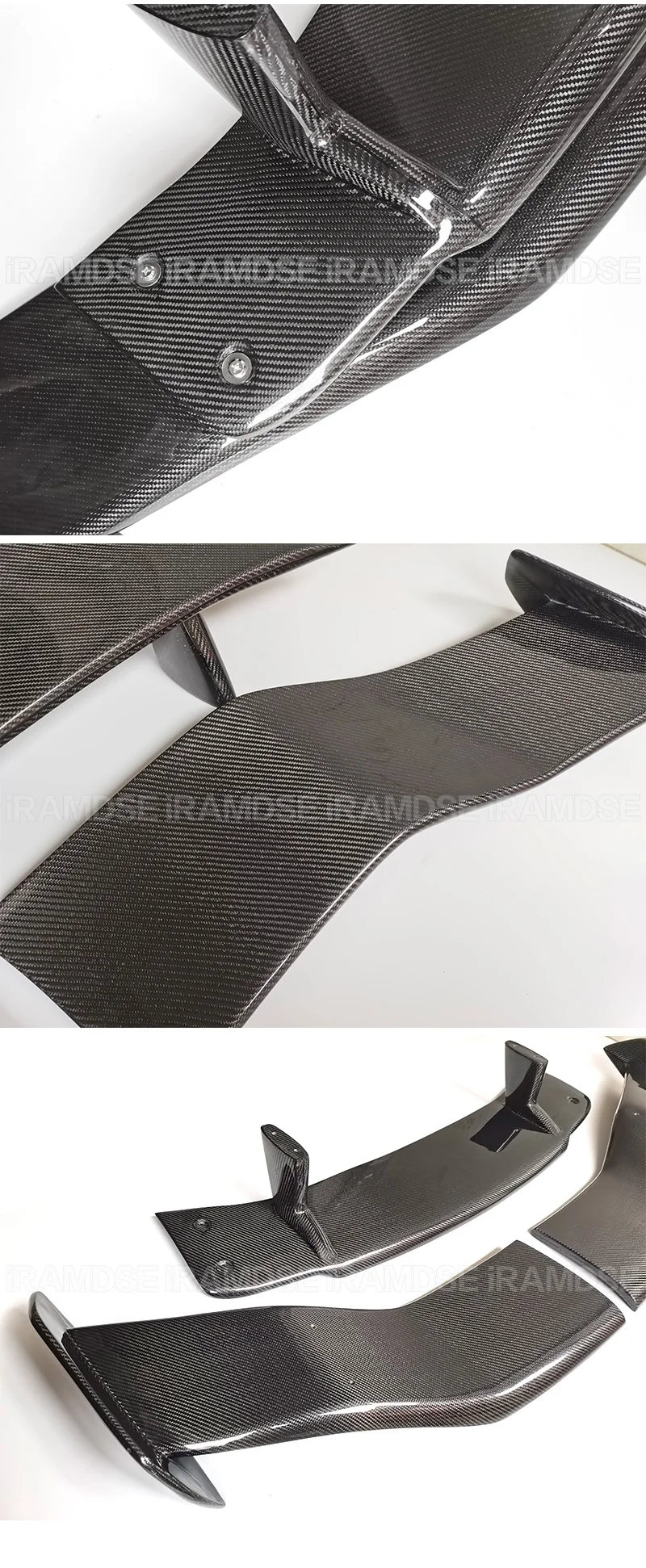 Detalle del diseño del alerón trasero