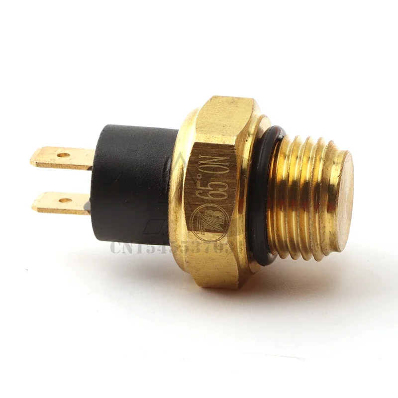 65 ℃ Ventilador de refrigeración del radiador de la motocicleta, interruptor del termostato de temperatura del agua, sensor de temperatura adecuado para bicicleta 200 250 400 450 - imagen 4