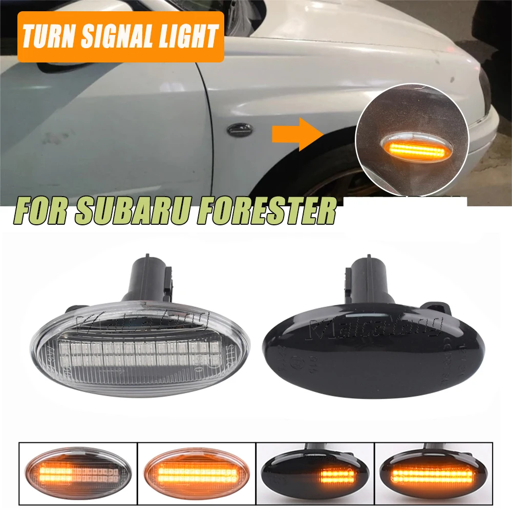 Repetidor LED dinámico guardabarros Binker Subaru Impreza WRX STI - imagen 3