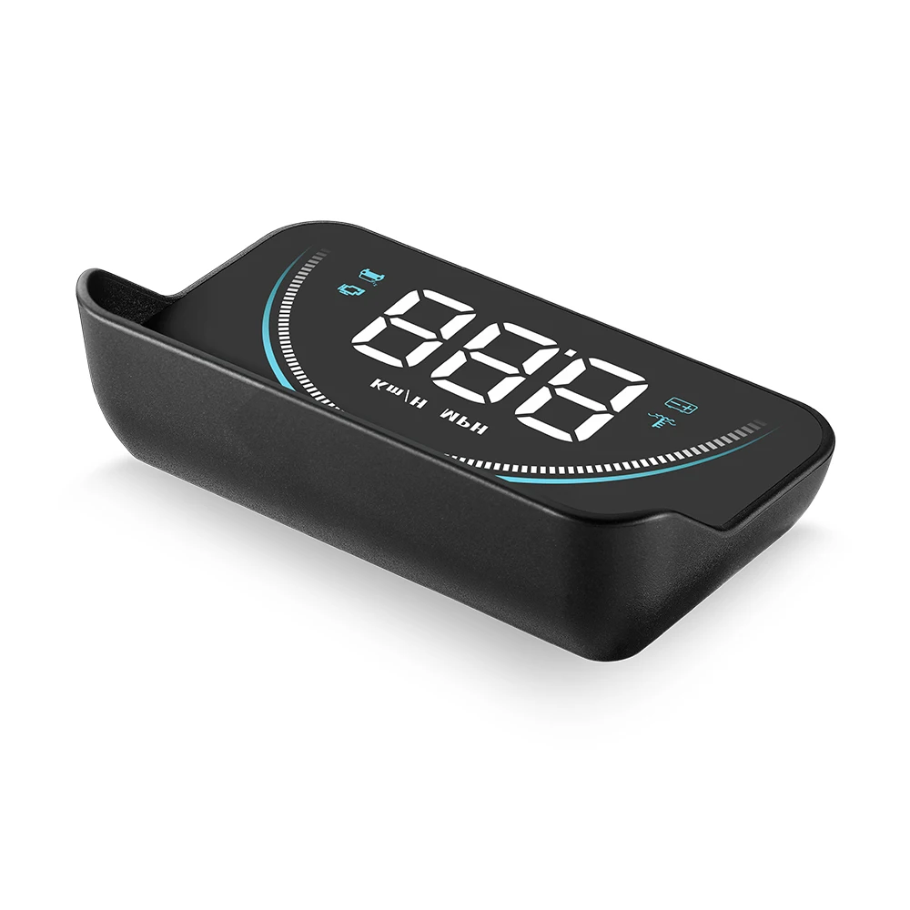 M8 HUD pantalla heads-up con alarmas RPM velocidad y temperatura - imagen 2