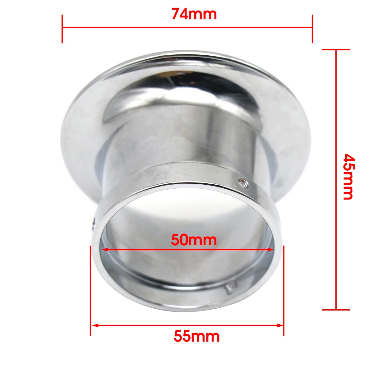 ZSDTRP 50mm Carburador de acero inoxidable Filtro de aire Taza Velocity Stack Embudo Trompeta para PE PWK21-30MM - imagen 5