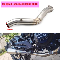 Tubo intermedio de escape Benelli TRK 502, 502X y 502C