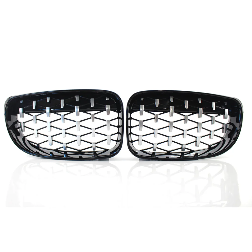 Riñoneras delanteras BMW Serie 1 E81-E88 LCI estilo diamante - imagen 3