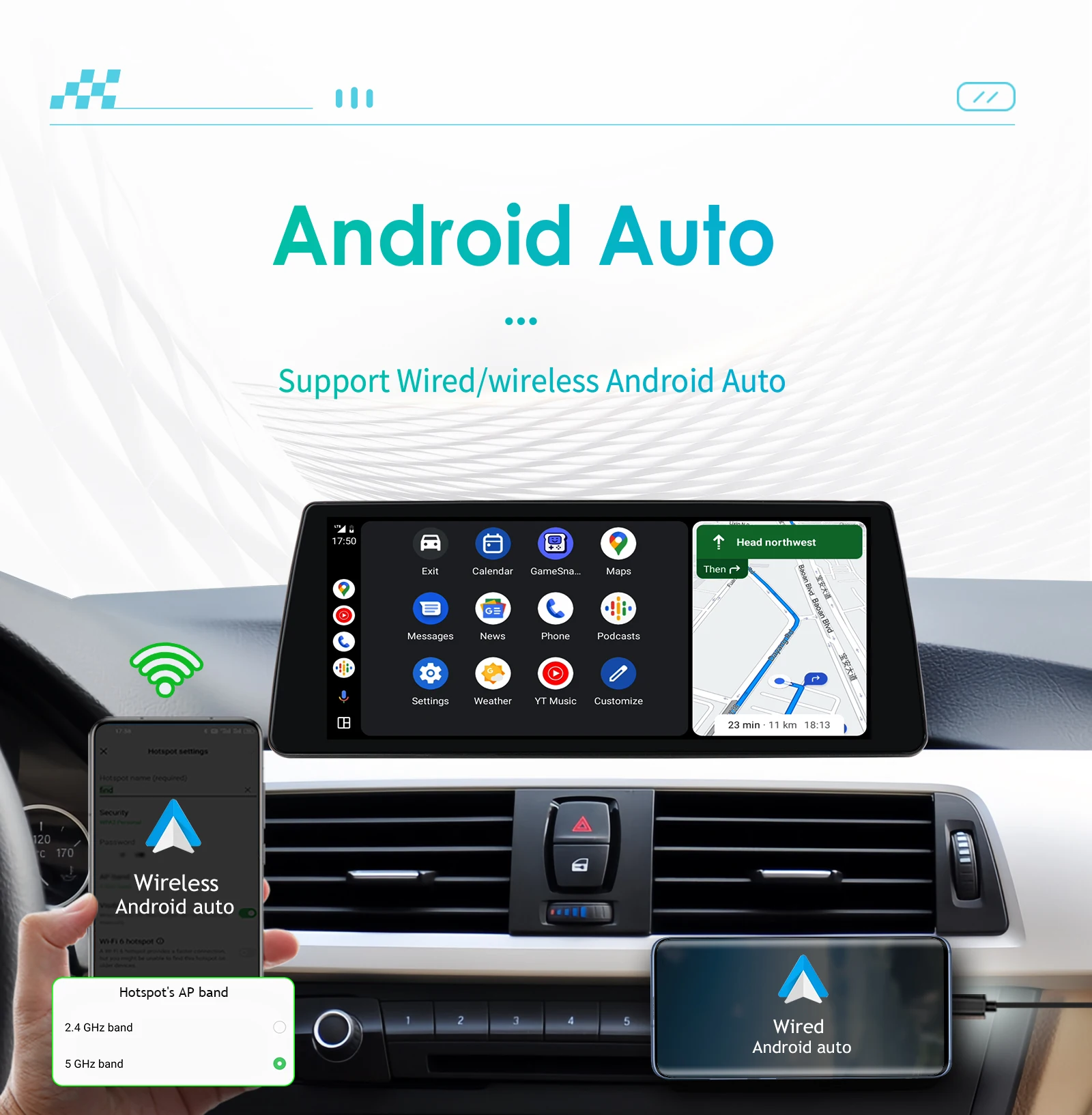 BMW Serie 3 F30/F31 Android Auto CarPlay Radio GPS - imagen 4