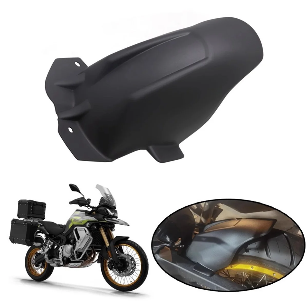 Protector guardabarros trasero para motocicleta – Cubierta antipolvo - imagen 2