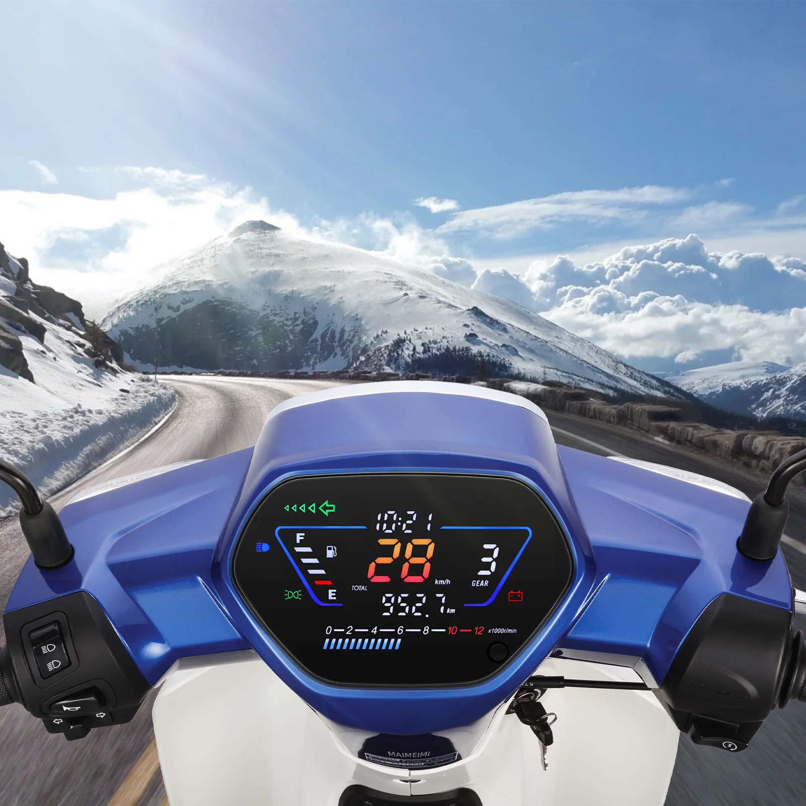 Instalación del velocímetro