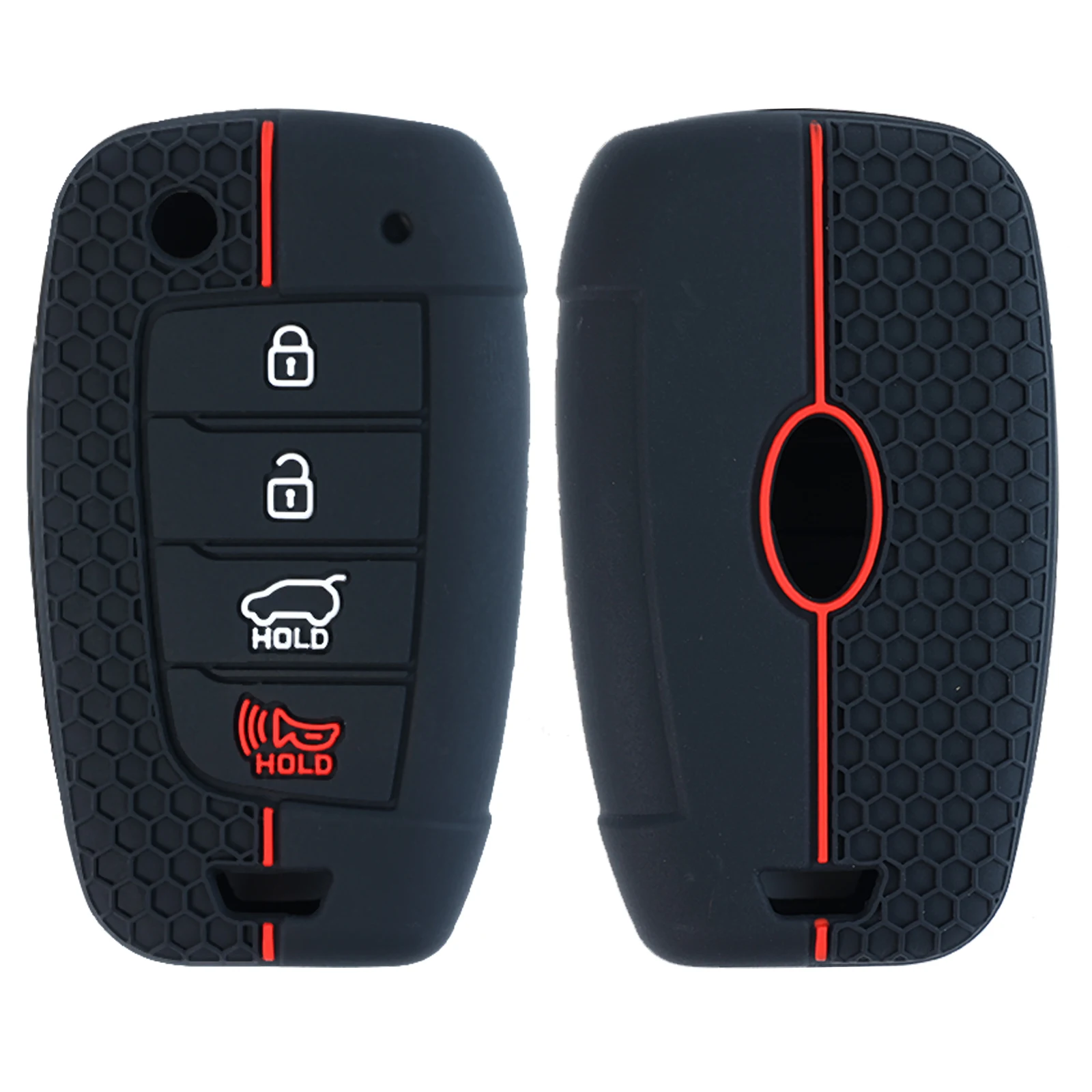 Funda de silicona para llave Hyundai Tucson, Accent, Elantra y Veloster - imagen 3