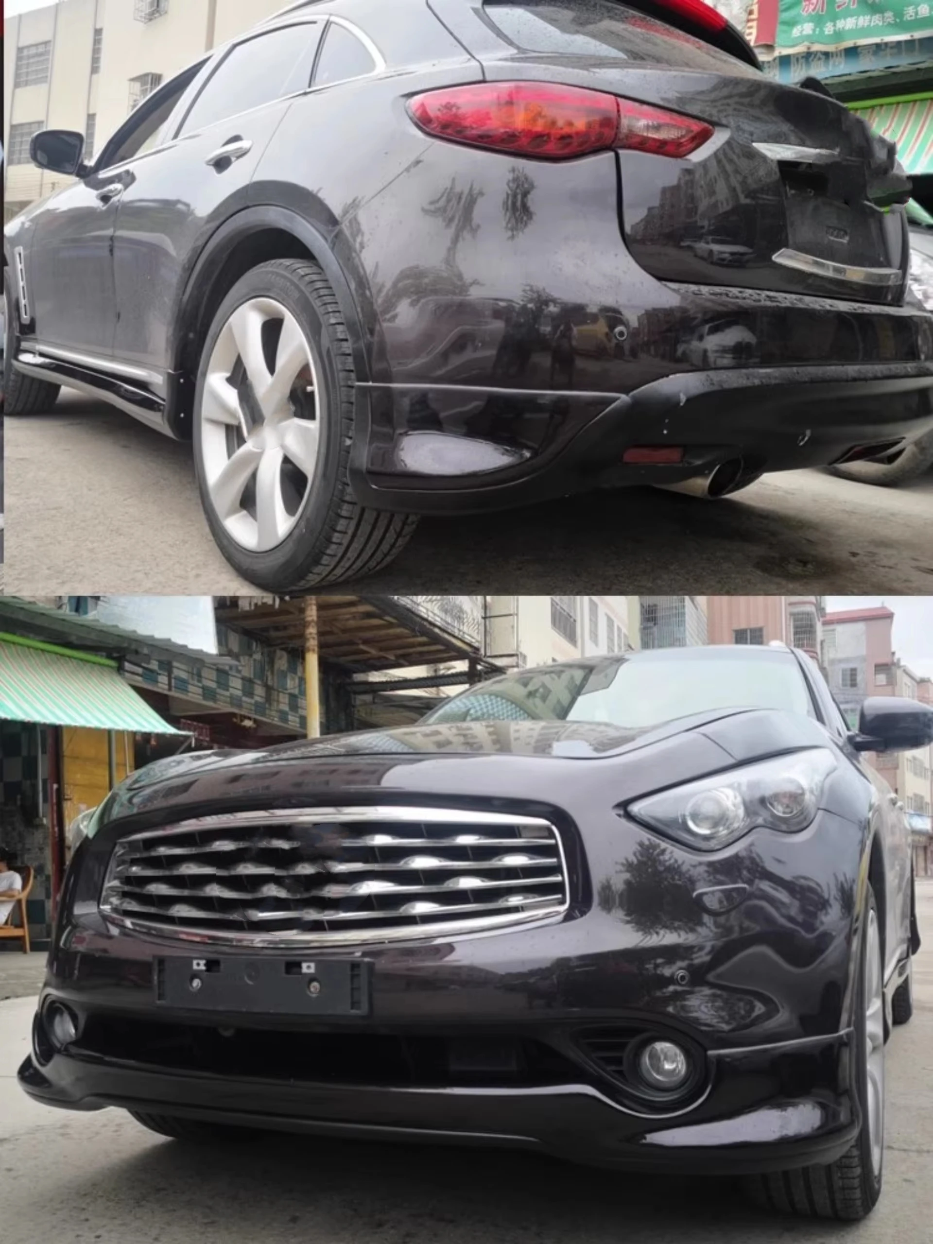 Faldón lateral delantero sin pintar Infiniti FX35 FX37 QX70S 2009-2018 - imagen 5