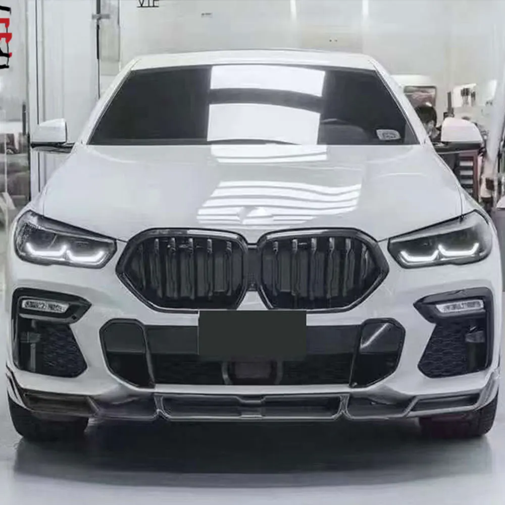 Difusor IIP fibra de carbono parachoques delantero BMW X6 G06 - imagen 3