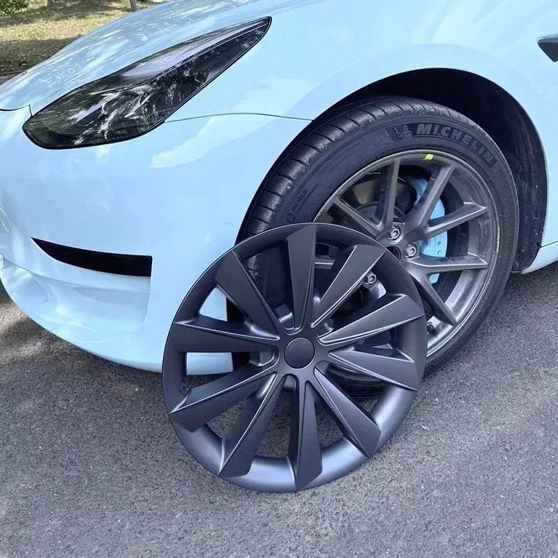 Tapacubos 18 pulgadas para Tesla Model 3 2020-2023 - Juego completo tapas rueda - imagen 2