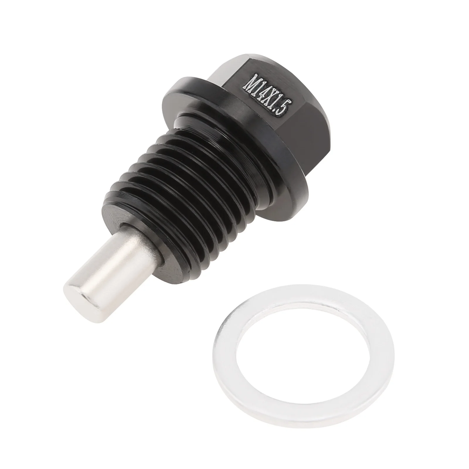 Tapón de drenaje de aceite magnético de aluminio con junta – Ford - imagen 5