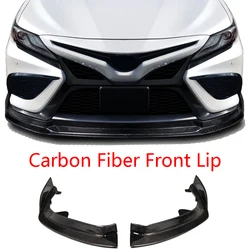 Labio delantero de fibra de carbono para Toyota Camry 2018-2023