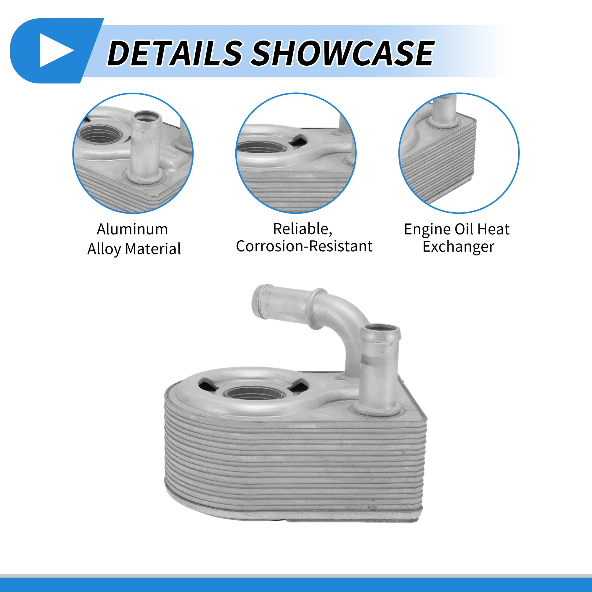 UXCELL Enfriador de aceite de motor para Ford Fiesta 2011-2013 No.7S7G6B856AA 1 pieza - imagen 5