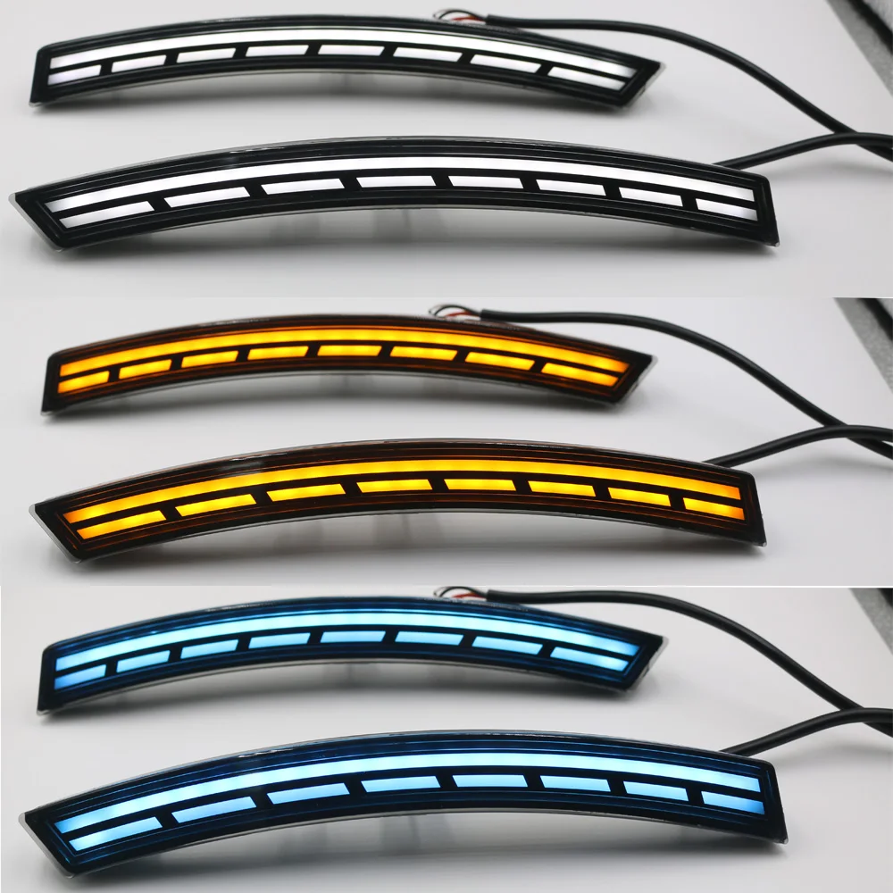 Para Honda CRV 2023 años lámpara de arco de rueda tres colores Streamer luz de guardabarros lateral - imagen 4