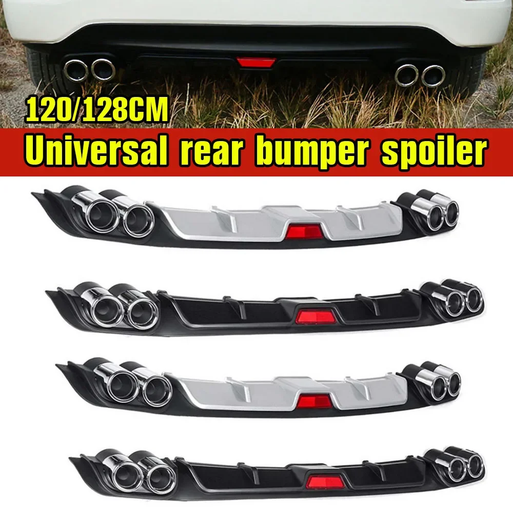 Alerón trasero universal ABS ajustable con difusor de labios - imagen 3