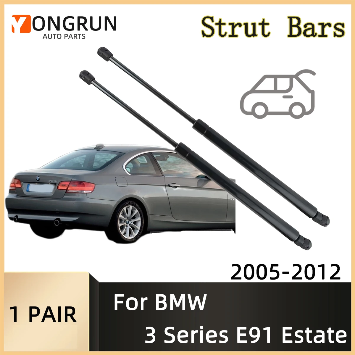 Amortiguador de gas maletero BMW Serie 3 E91 Estate 51247127875
