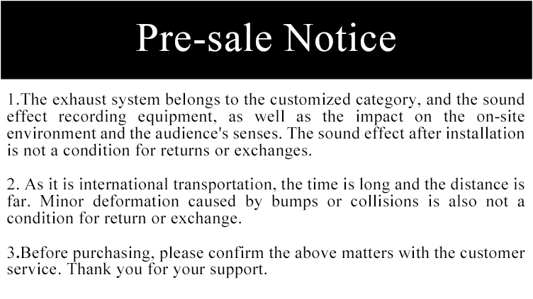 Silenciador de escape personalizado